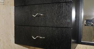 Mobile bagno in legno classico wenghe design esclusivo